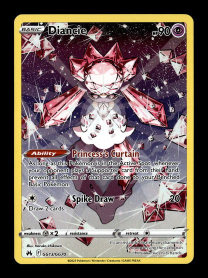 Pokemon Crown Zenith Diancie GG13