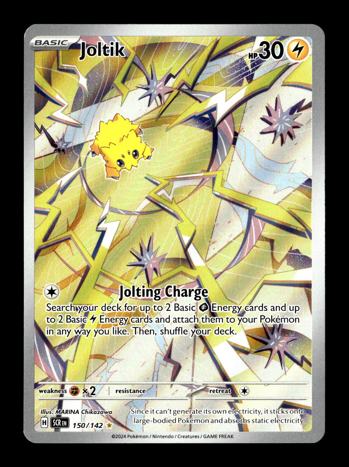 Pokemon Stellar Crown Joltik 150