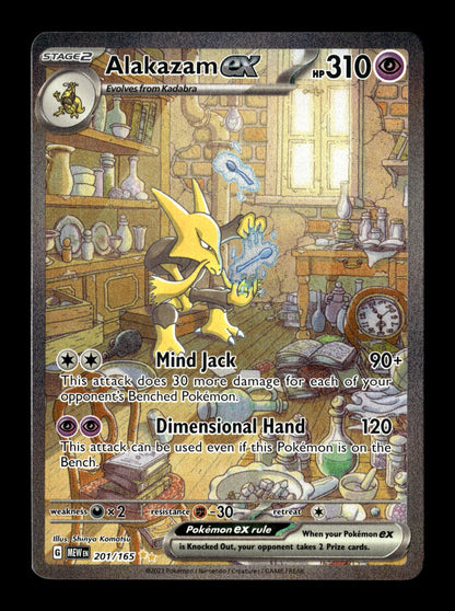 Pokemon 151 Alakazam ex 201