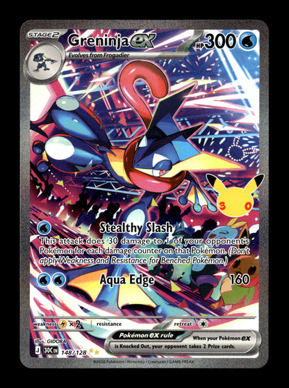 Pokemon 30th Celebration Greninja ex 148