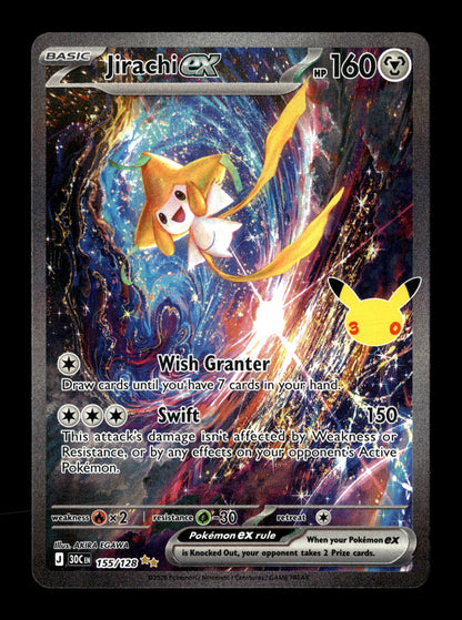Pokemon 30th Celebration Jirachi ex 155