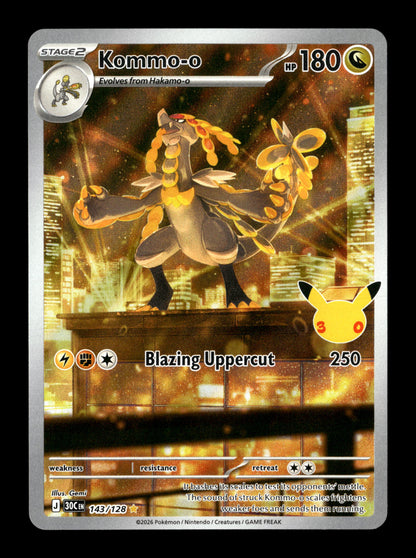 Pokemon 30th Celebration Kommo-o 143