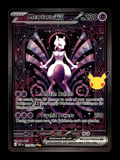 Pokemon 30th Celebration Mewtwo ex 151