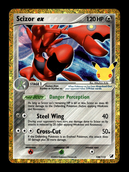 Pokemon 30th Celebration Classic Collection Scizor ex 108
