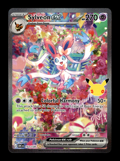 Pokemon 30th Celebration Sylveon ex 153