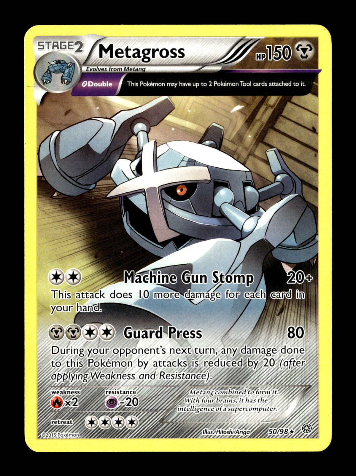Pokemon Ancient Origins Metagross 50