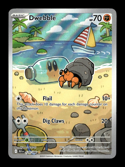 Pokemon Black Bolt Dwebble 129