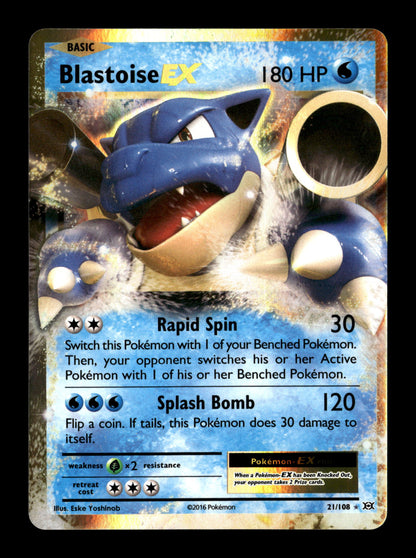 Pokemon Evolutions Blastoise EX 21