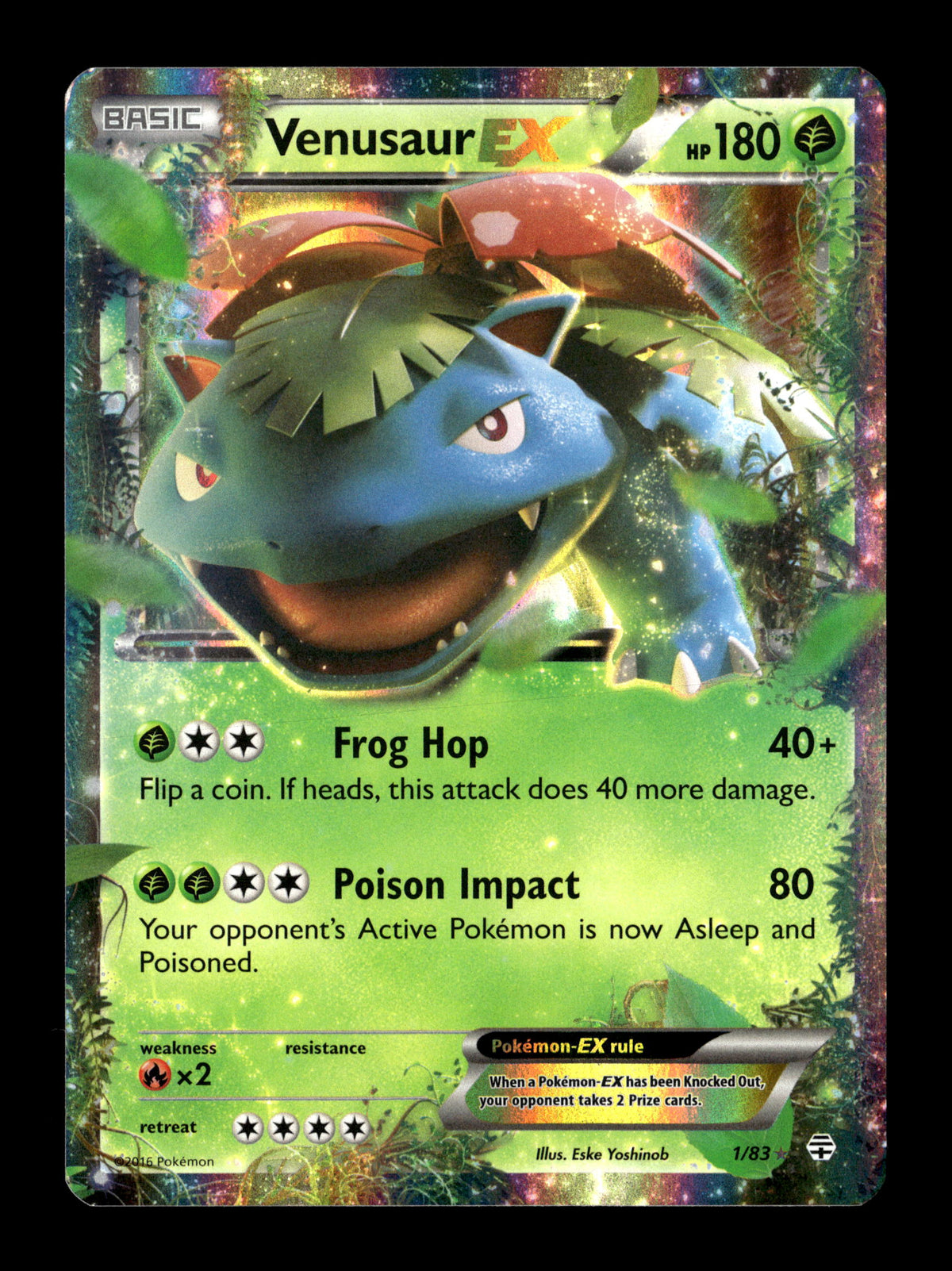 Pokemon Generations Venusaur EX 1 - Lightly Played