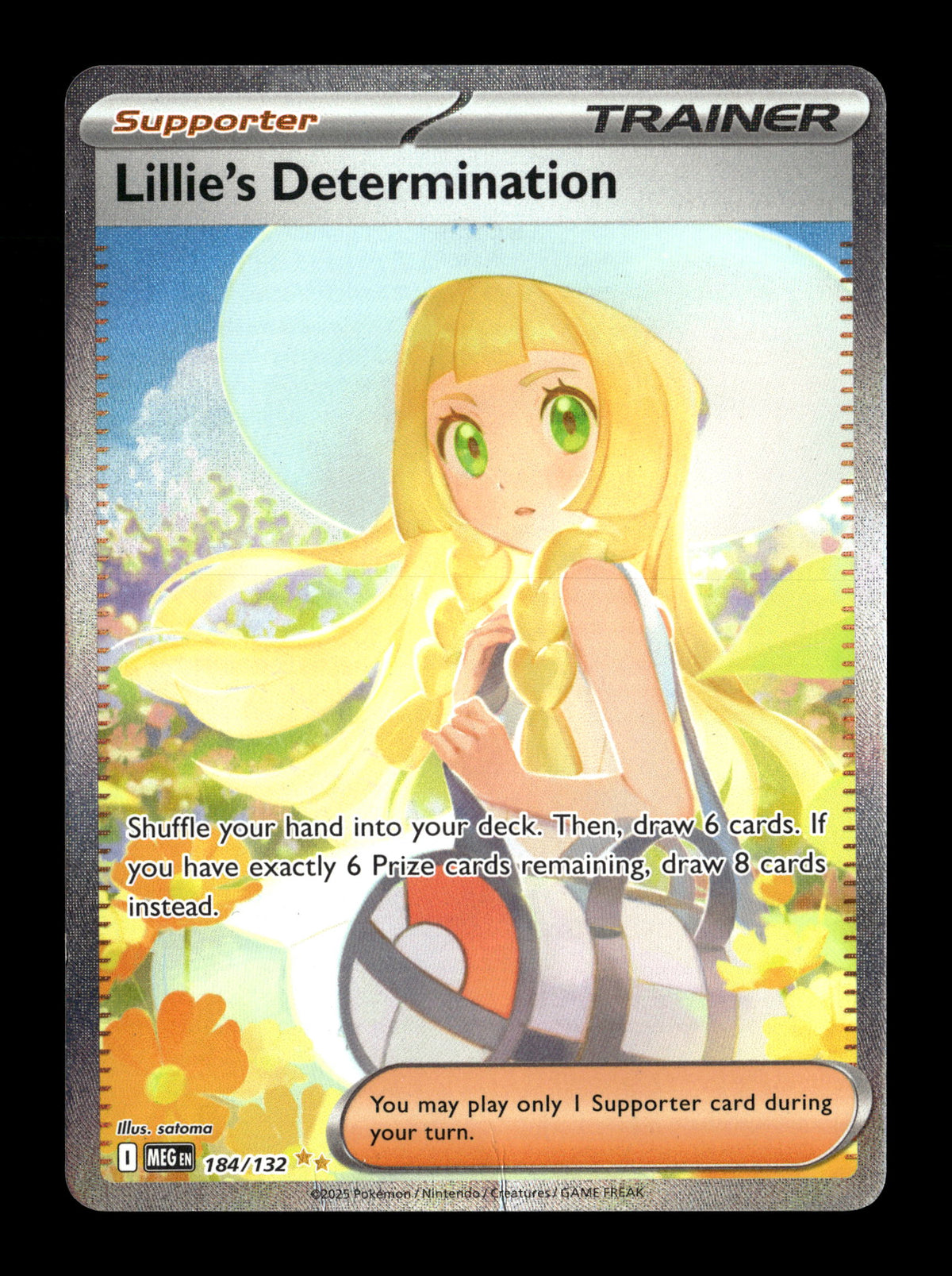 Pokemon Mega Evolution Lillie's Determination 184 - Lightly Played