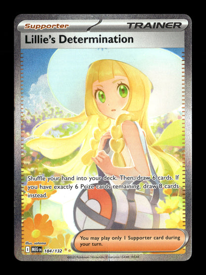 Pokemon Mega Evolution Lillie's Determination 184 - Lightly Played