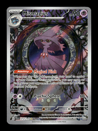 Pokemon Paldea Evolved Mismagius 212