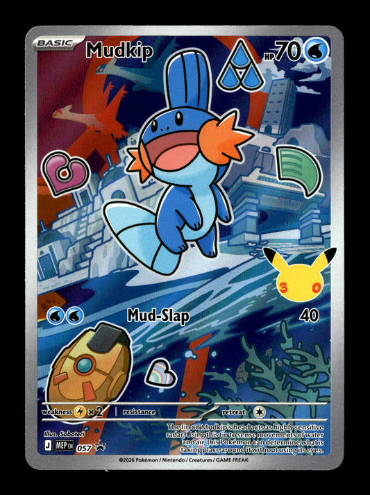 Pokemon Mega Evolution Promo Mudkip 57