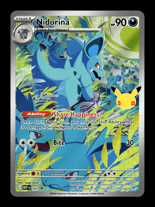 Pokemon Mega Evolution Promo Nidorina 101