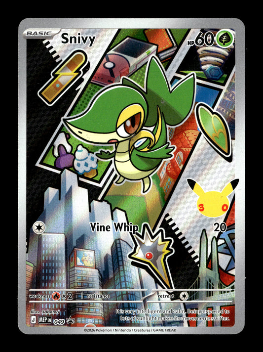 Pokemon Mega Evolution Promo Snivy 49