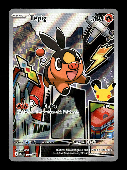 Pokemon Mega Evolution Promo Tepig 50