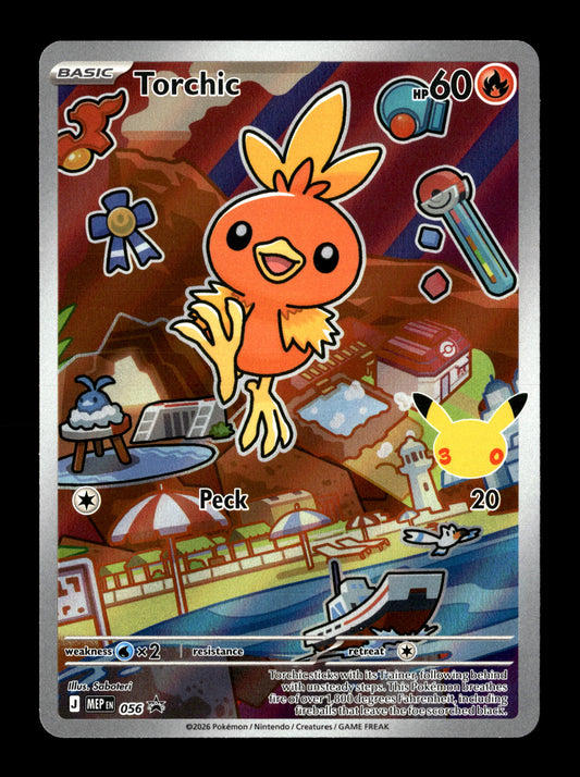 Pokemon Mega Evolution Promo Torchic 56