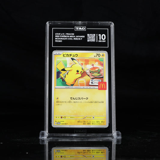 Pokemon McDonalds Promo Pikachu 20/M-P TAG 10