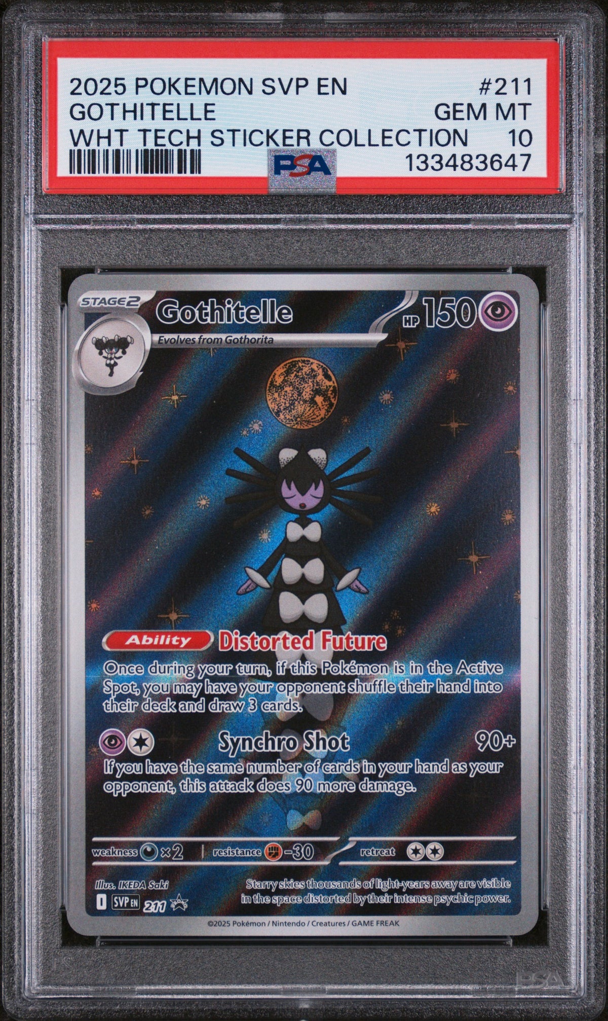 Pokemon Promo Gothitelle 211 PSA 10